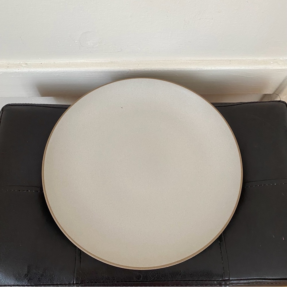 $58 New Heath Ceramics Sand Color Coupe Dinner Plate 11'' Diameter 0720-2